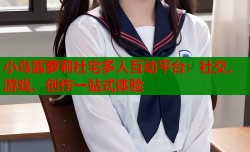 小鸟酱萝莉社宅多人互动平台：社交、游戏、创作一站式体验