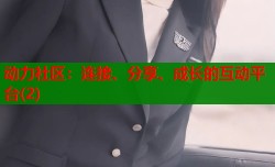 动力社区：连接、分享、成长的互动平台(2)