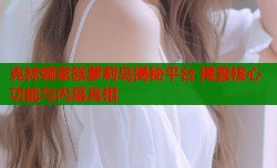 克林顿家族萝莉岛揭秘平台 揭露核心功能与内幕真相