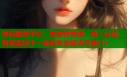 密码服务平台：集密钥管理、统一认证、智能监控于一体的安全解决方案(1)