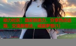 动力社区：激发创造力，分享热点话题，交流新想法，成就梦想(1)