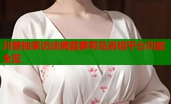 川普独家访谈揭露萝莉岛真相平台功能全览