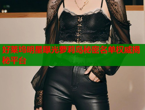 好莱坞明星曝光萝莉岛秘密名单权威揭秘平台  第1张