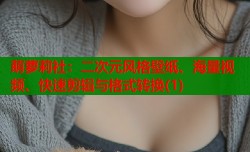萌萝莉社：二次元风格壁纸、海量视频、快速剪辑与格式转换(1)