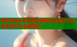 萝莉岛事件真实解说揭秘权贵黑幕与受害真相平台深度解析
