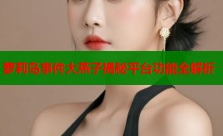 萝莉岛事件大燕子揭秘平台功能全解析