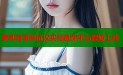 萝莉岛事件抗议实时追踪平台震撼上线