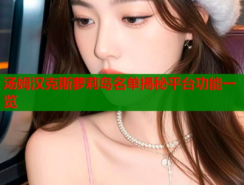 汤姆汉克斯萝莉岛名单揭秘平台功能一览  第1张